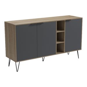 Бюфет Balain sonoma-antracit 142x35.5x83см