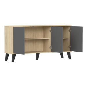 Бюфет Billy sonoma-antracit 149x40x77см