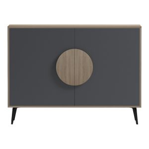 Бюфет Gora sonoma - антрацит 110x35.5x82см