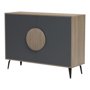 Бюфет Gora sonoma - антрацит 110x35.5x82см