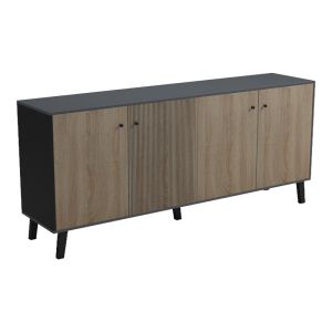 Бюфет Tuscany sonoma-antracit 180x40x78.6см