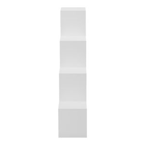 White bookcase Scala 129.5x29x129.5 cm