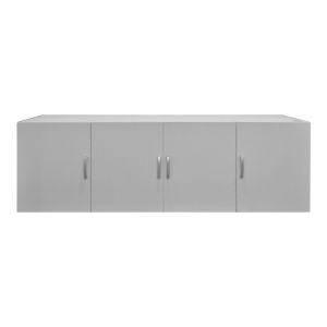 Wardrobe Alvia with four doors, white, 200x51x60 cm