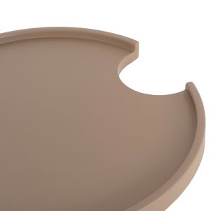 Garden round side table Teroc HM6433.03 aluminum in cappuccino Φ47X53HСМ.