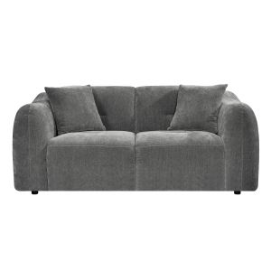 Two-seater sofa Junoa HM3334.01 gray fabric 172X89X74WCM.