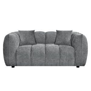 Two-seater sofa Lykke HM3324.01 gray fabric 172X89X70WCM.