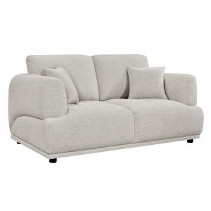 Two-seater sofa Structo HM3330.02 light beige fabric 168X94X88HCM.
