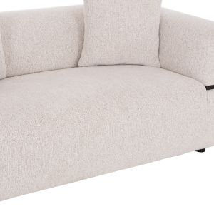 Two-seater sofa Arctis HM3328.02 light beige fabric 169X88X88 cm.