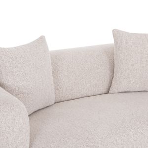 Two-seater sofa Arctis HM3328.02 light beige fabric 169X88X88 cm.