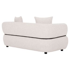Two-seater sofa Arctis HM3328.02 light beige fabric 169X88X88 cm.