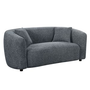 Two-seater sofa Nord HM3322.01 gray fabric 170X91X75 cm.