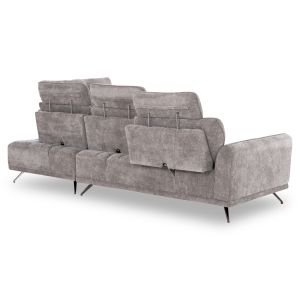 Right corner 5-seater sofa Myron SM3318.01R gray payment 290X110-225X110H