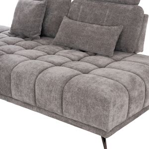 Right corner 5-seater sofa Myron SM3318.01R gray payment 290X110-225X110H