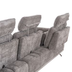 Right corner 5-seater sofa Myron SM3318.01R gray payment 290X110-225X110H