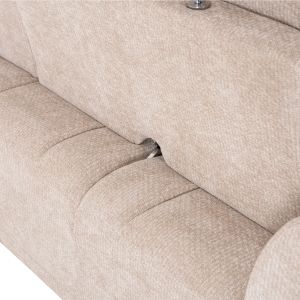 Right corner 5-seater sofa Myron SM3318.02R ecru fabric 290X110-225X110H