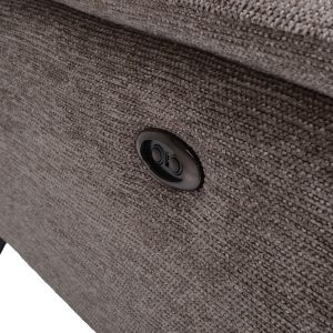 RIGHT CORNER SOFA - WITH EXTENDING HEADREST AND STORAGE SPACE RESTRO HM3339.02R BEIGE FABRIC 284X224X76CM.