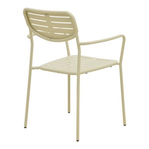 Moraja Deraby 5-piece set, cream metal, 140x80x72cm