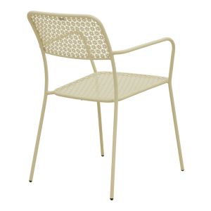 Moraja Federal 5-piece set, cream metal, 140x80x72cm