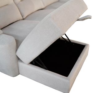 Sofa-relax armchair set Synthia HM10735.01 beige fabric--electrical adjustment [l]