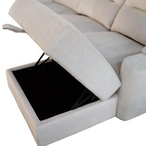 Sofa-relax armchair set Synthia HM10736.01 beige fabric--electrical adjustment [r]