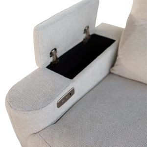 Sofa-relax armchair set Synthia HM10736.01 beige fabric--electrical adjustment [r]