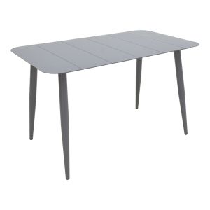 Heven Vista table and chairs set, set of 5 pieces, anthracite aluminum, 150x80x72cm