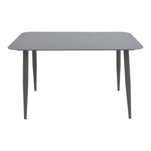 Heven Vista table and chairs set, set of 5 pieces, anthracite aluminum, 150x80x72cm