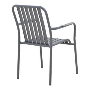 Heven Vista table and chairs set 7 pieces anthracite aluminum 120x70x72cm