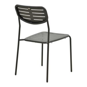 Moraja Deraby I 3-piece set, black metal, 70x70x73cm