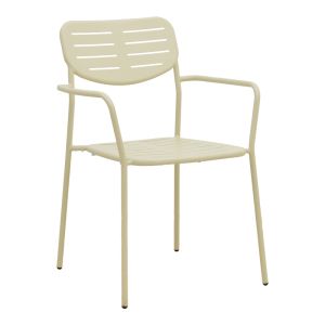 Moraja Deraby 3-piece set, cream metal, 70x70x73cm