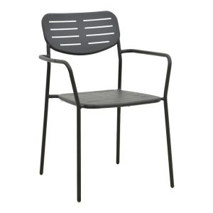 Moraja Deraby 5-piece set, black metal, 140x80x72 cm