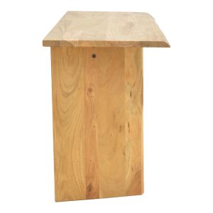 Конзола Mende, масивна акациева дървесина в естествен нюанс, 110x50x76см