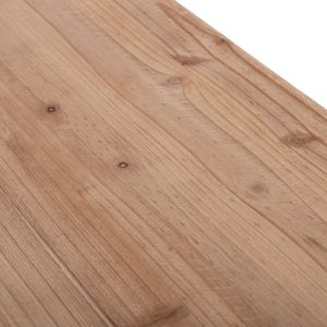 Конзола Santorini HM18338 плот за маса от ела с мдф основа в почисто бял цвят 150X35X82ВСМ.