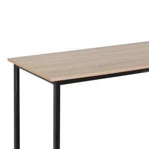 Конзола Shima дъб - черен метал 106x35x81см