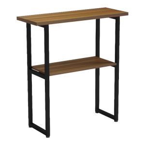Конзола Solain орех-черен метал 79x29x85см