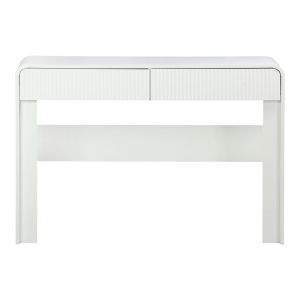 Zaplen MDF console table in white color 110x38x75cm