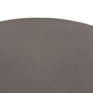 ROUND SIDE TABLE PERRAL HM18164.03S FIBRO CEMENT IN GREY - NATURAL RATTAN - D42X36HCM.