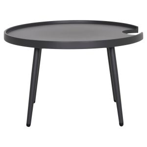 Round coffee table Teroc HM6434.01 aluminum in gray Φ70X44HCM