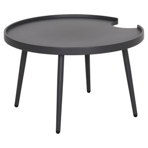 Round coffee table Teroc HM6434.01 aluminum in gray Φ70X44HCM