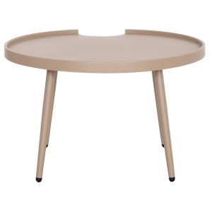 Round coffee table Teroc HM6434.03 aluminum cappuccino Φ70X44HCM