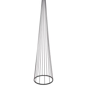 Lamp Hue HM7581.11 metal pole and shade in gray Φ38X144 cm.