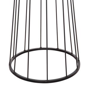 Lamp Hue HM7581.11 metal pole and shade in gray Φ38X144 cm.