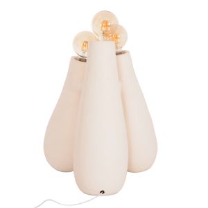 Trilux HM4700.02 terracotta lamp in the color of insensitive WHITE--[E27X3]-45X45X50ВСМ.