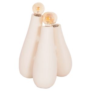 Trilux HM4700.02 terracotta lamp in the color of insensitive WHITE--[E27X3]-45X45X50ВСМ.