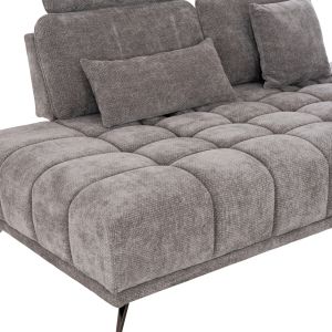 Left corner 5-seater sofa Myron SM3318.01L gray payment 290X110-225X110H