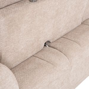 Left corner 5-seater sofa Myron SM3318.02L ecru fabric 290X110-225X110H