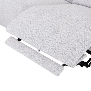 Left corner three-seater sofa with adjustable backrest Valente SM3317.01L light gray fabric 275X160X104H