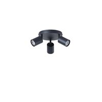 Метален точка 3LIGHT 3XGU10 Max 7W Ø180X135MM черен Arte Illumina Olymp