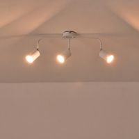 Метален точков прожектор 3XGU10 Max 7W 500X230MM бял Arte Illumina Olymp