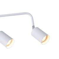 Метален точков прожектор 5 лампи 5XGU10 Max 7W 800X230 мм бял Arte Illumina Olymp